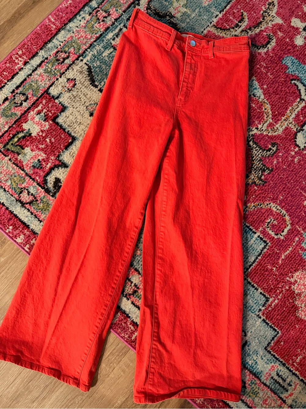 Target Women's Wide-Leg Jeans in Bright Red
